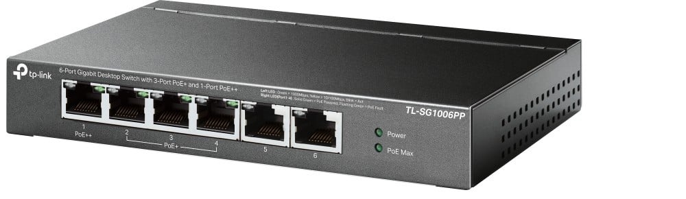TP-LINK TP-Link TL-SG1006PP switch di rete Non gestito Gigabit Ethernet (10/100/1000) Supporto Power over Ethernet (PoE) Grigio - RETI | TecnoCARE.net Sabaudia, Latina, Terracina, San Felice Circeo e Pontinia