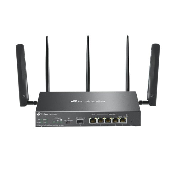 TP-LINK TP-Link Omada ER706W-4G router wireless Gigabit Ethernet Dual-band (2.4 GHz/5 GHz) Nero - RETI | TecnoCARE.net Sabaudia, Latina, Terracina, San Felice Circeo e Pontinia