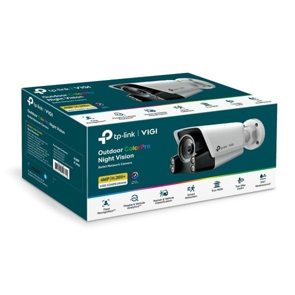 TP-LINK TP-Link VIGI C340S Pallottola (forma) Telecamera di sicurezza IP Esterno 2688 x 1520 Pixel Parete - SISTEMI DI SORVEGLIANZA | TecnoCARE.net Sabaudia, Latina, Terracina, San Felice Circeo e Pontinia
