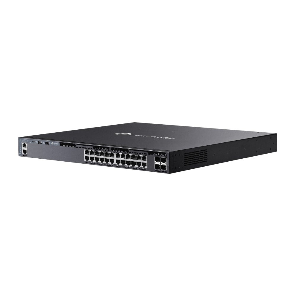 TP-LINK TP-Link Omada SG6428XHP switch di rete Gestito L3 Gigabit Ethernet (10/100/1000) Supporto Power over Ethernet (PoE) 1U Nero - RETI | TecnoCARE.net Sabaudia, Latina, Terracina, San Felice Circeo e Pontinia
