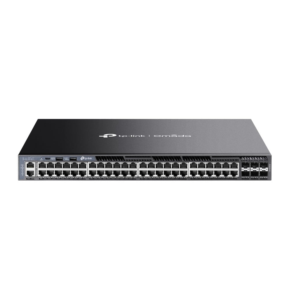 TP-LINK TP-Link Omada SG6654X switch di rete Gestito L3 Gigabit Ethernet (10/100/1000) 1U Nero - RETI | TecnoCARE.net Sabaudia, Latina, Terracina, San Felice Circeo e Pontinia