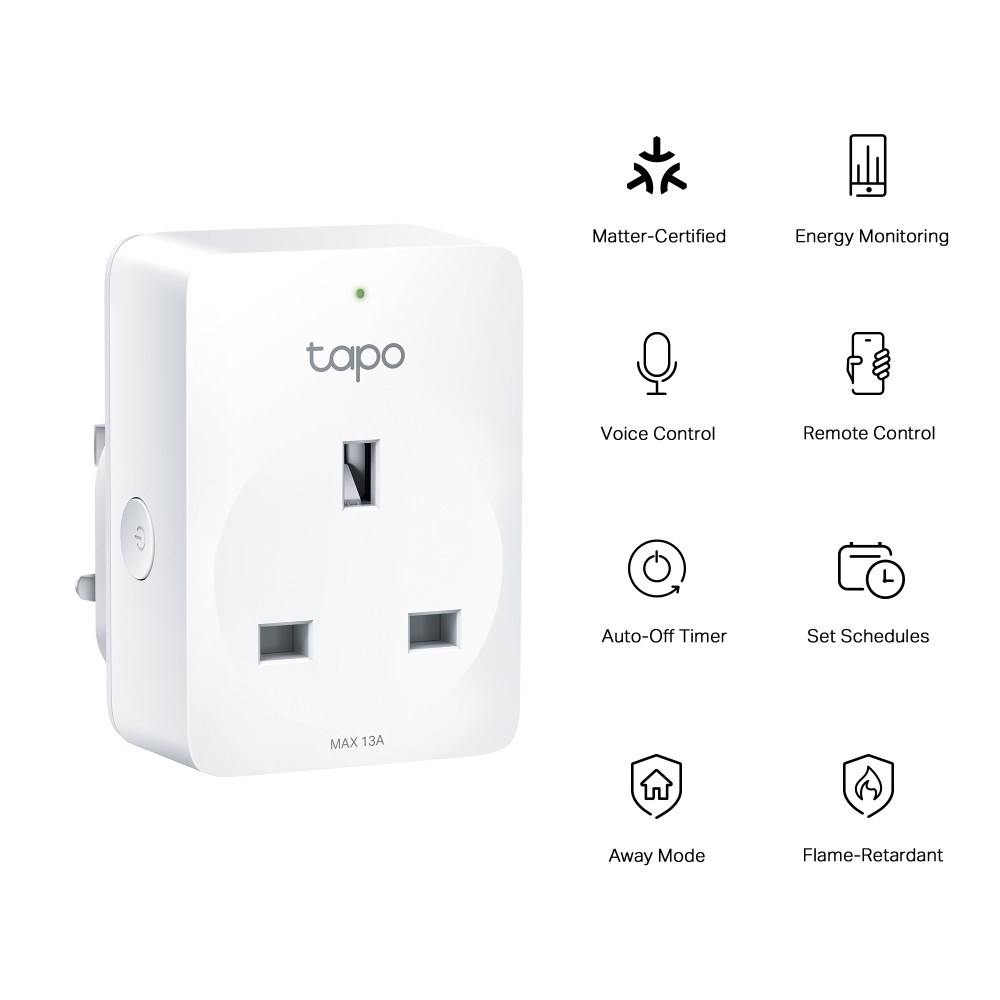 TP-LINK TP-Link Tapo P110M presa intelligente 2990 W Bianco - DISPOSITIVI SMART PER LA CASA | TecnoCARE.net Sabaudia, Latina, Terracina, San Felice Circeo e Pontinia