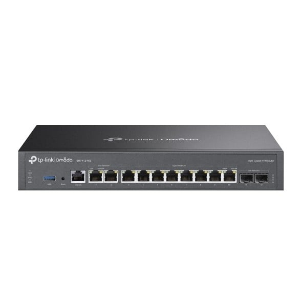 TP-LINK TP-Link Omada ER7412-M2 router cablato 2.5 Gigabit Ethernet, Gigabit Ethernet Nero - RETI | TecnoCARE.net Sabaudia, Latina, Terracina, San Felice Circeo e Pontinia
