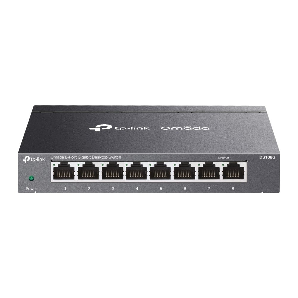 TP-LINK TP-Link Omada DS108G switch di rete Non gestito Gigabit Ethernet (10/100/1000) Nero - RETI | TecnoCARE.net Sabaudia, Latina, Terracina, San Felice Circeo e Pontinia