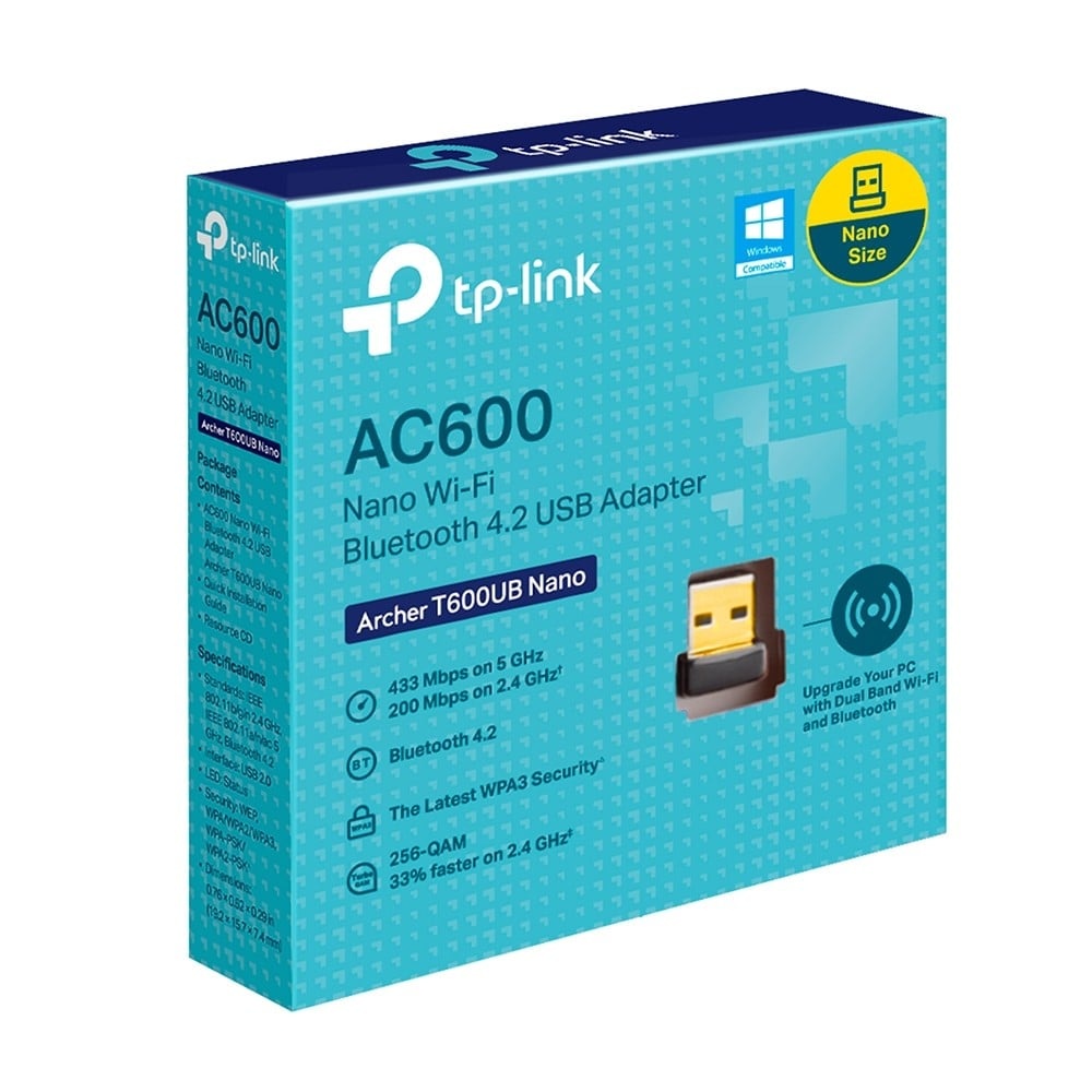 TP-LINK TP-Link ARCHER T600UB NANO scheda di rete e adattatore WLAN 433 Mbit/s - COMPONENTI | TecnoCARE.net Sabaudia, Latina, Terracina, San Felice Circeo e Pontinia