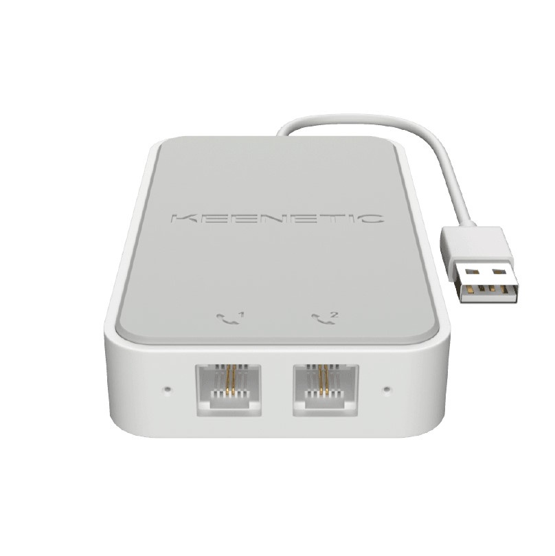 KEENETIC KEENETIC LINEAR (KN-3110), ADATTATORE VOIP 2 PORTE FXS RJ11, COMPATIBILE CON TUTTI GLI OPERATORI - ADATTATORI WIRELESS | TecnoCARE.net Sabaudia, Latina, Terracina, San Felice Circeo e Pontinia