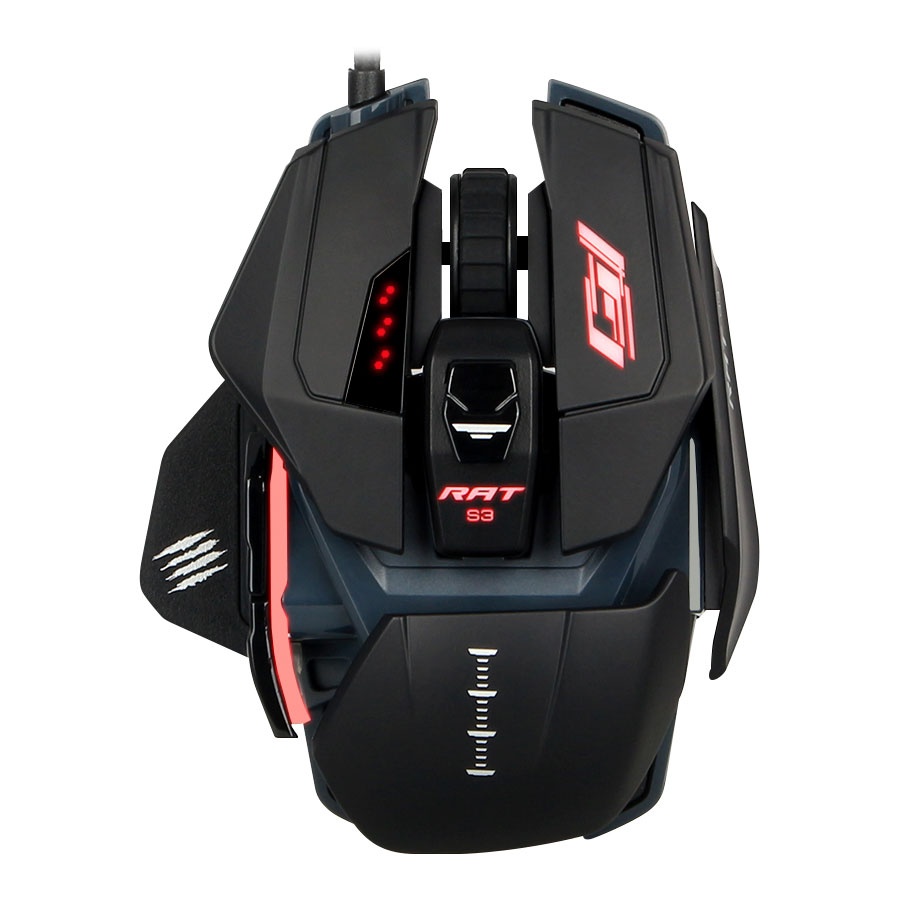 MAD CATZ Mad Catz R.A.T. PRO S3 Optical Gaming Mouse - Black - ACCESSORI GAMING | TecnoCARE.net Sabaudia, Latina, Terracina, San Felice Circeo e Pontinia