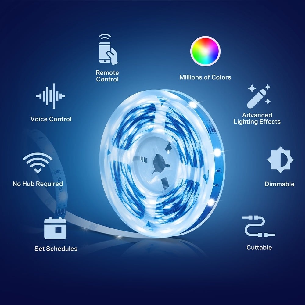 TP-LINK TP-Link Tapo L900-5 Striscia led universale LED 13,5 W 5000 mm - LAMPADINE | TecnoCARE.net Sabaudia, Latina, Terracina, San Felice Circeo e Pontinia
