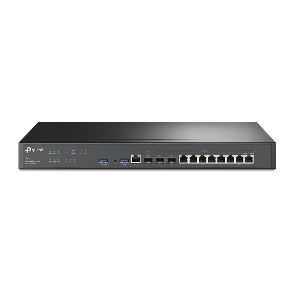 TP-LINK TP-Link Omada ER8411 router cablato Gigabit Ethernet Nero - RETI | TecnoCARE.net Sabaudia, Latina, Terracina, San Felice Circeo e Pontinia