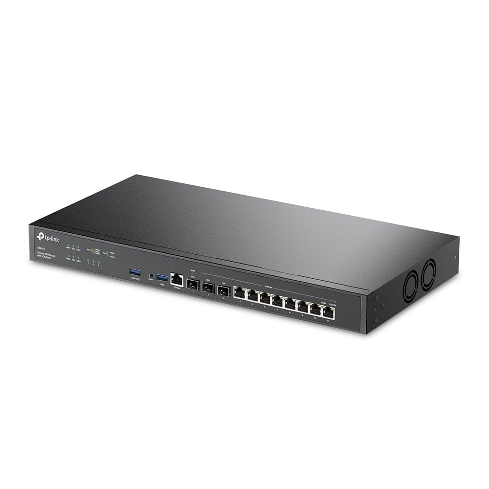 TP-LINK TP-Link Omada ER8411 router cablato Gigabit Ethernet Nero - RETI | TecnoCARE.net Sabaudia, Latina, Terracina, San Felice Circeo e Pontinia