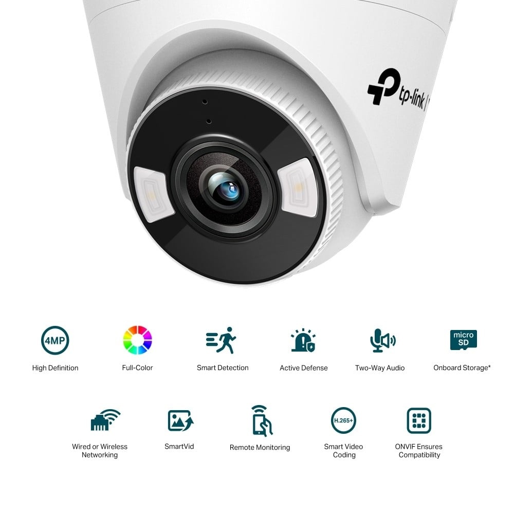 TP-LINK TP-Link VIGI C440(4mm) Cupola Telecamera di sicurezza IP Esterno 2560 x 1440 Pixel Soffitto - SISTEMI DI SORVEGLIANZA | TecnoCARE.net Sabaudia, Latina, Terracina, San Felice Circeo e Pontinia