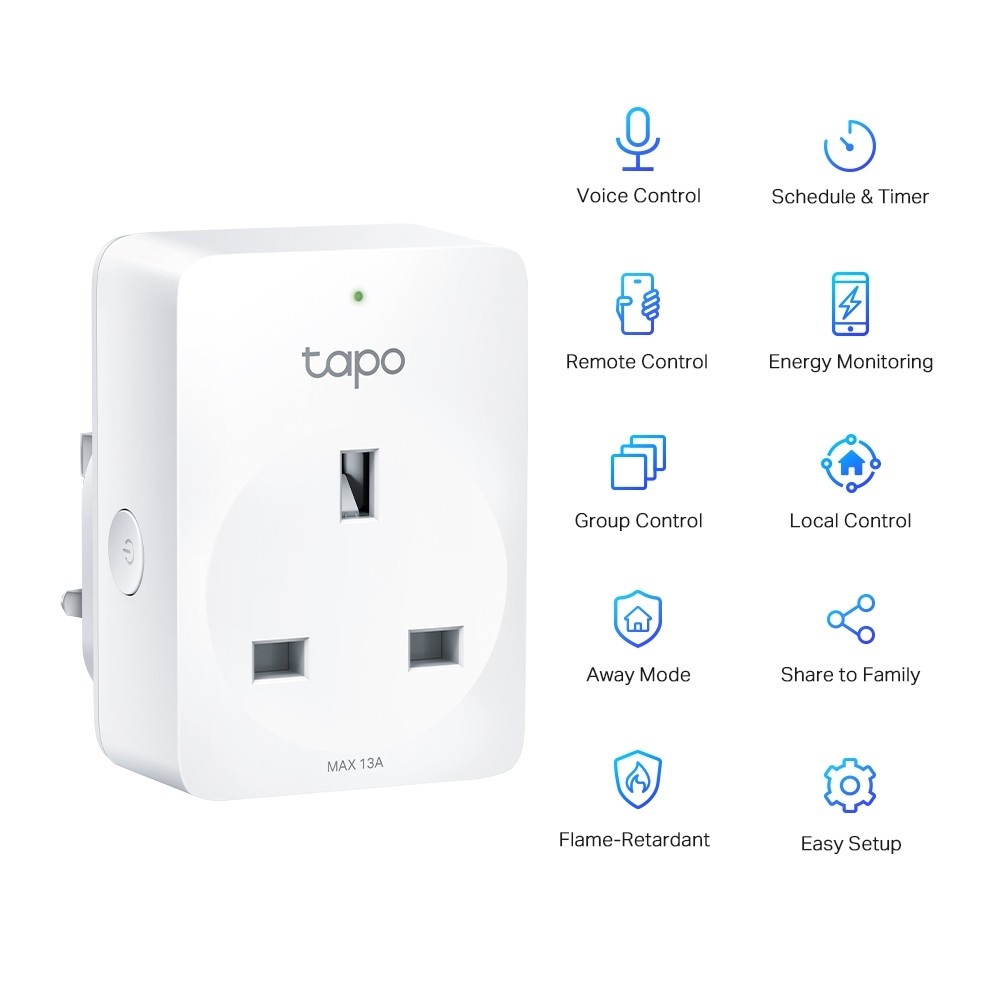 TP-LINK TP-Link Tapo P110 presa intelligente 2990 W Casa Bianco - DISPOSITIVI SMART PER LA CASA | TecnoCARE.net Sabaudia, Latina, Terracina, San Felice Circeo e Pontinia