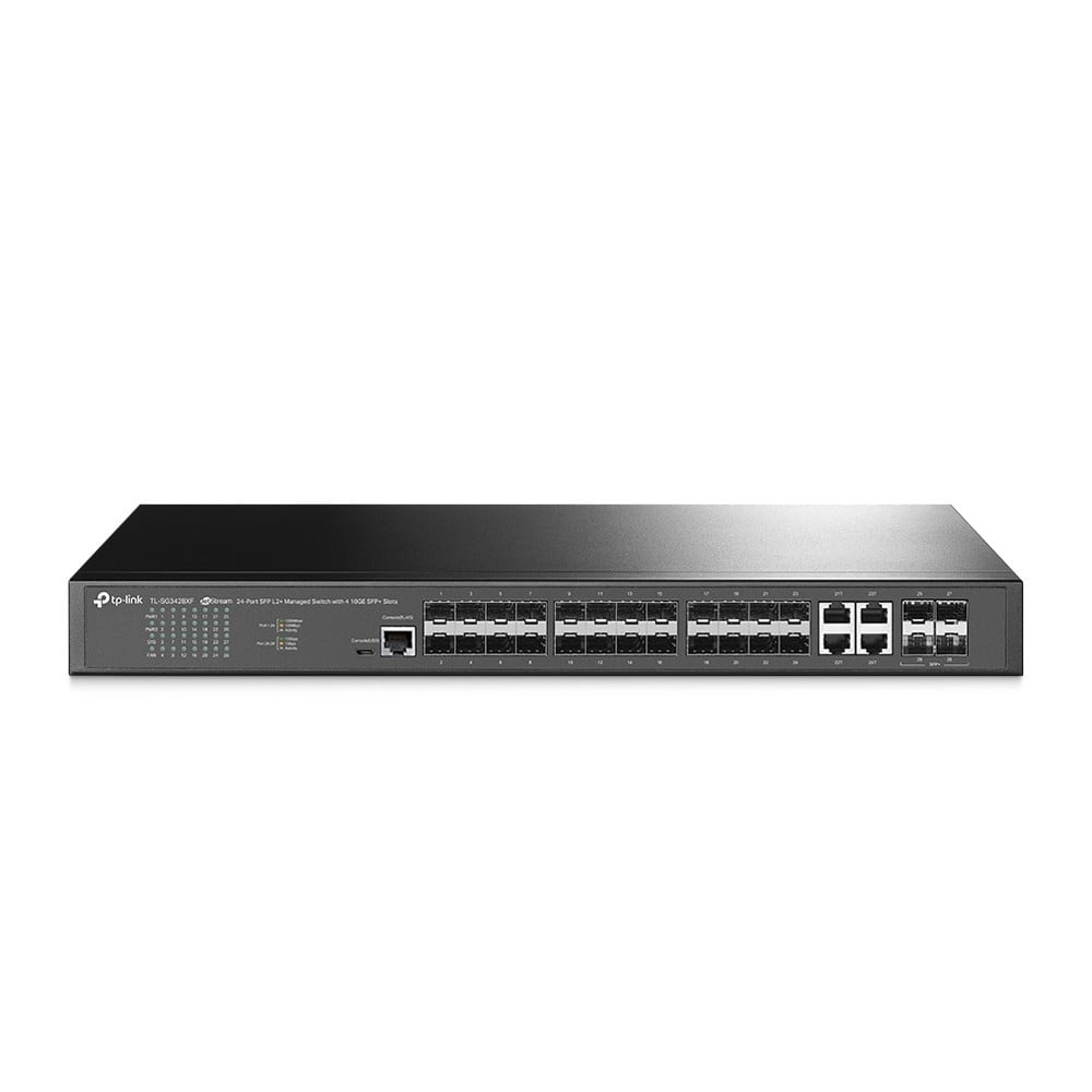 TP-LINK TP-Link JetStream TL-SG3428XF switch di rete Gestito L2+ 1U Nero - RETI | TecnoCARE.net Sabaudia, Latina, Terracina, San Felice Circeo e Pontinia