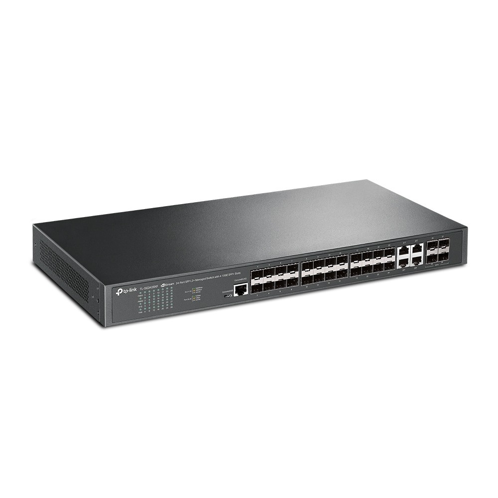 TP-LINK TP-Link JetStream TL-SG3428XF switch di rete Gestito L2+ 1U Nero - RETI | TecnoCARE.net Sabaudia, Latina, Terracina, San Felice Circeo e Pontinia