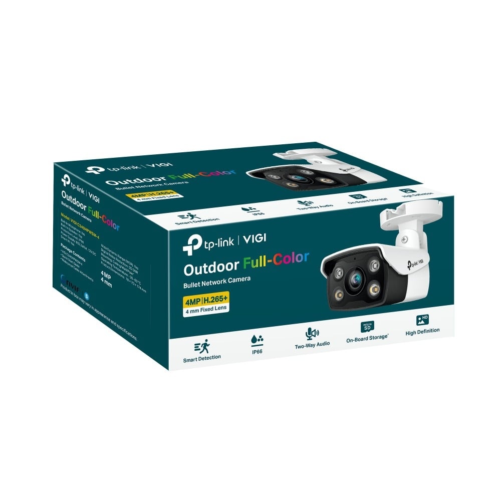 TP-LINK TP-Link VIGI C340 Telecamera di Sicurezza IP Esterno Design a Proiettile - SISTEMI DI SORVEGLIANZA | TecnoCARE.net Sabaudia, Latina, Terracina, San Felice Circeo e Pontinia