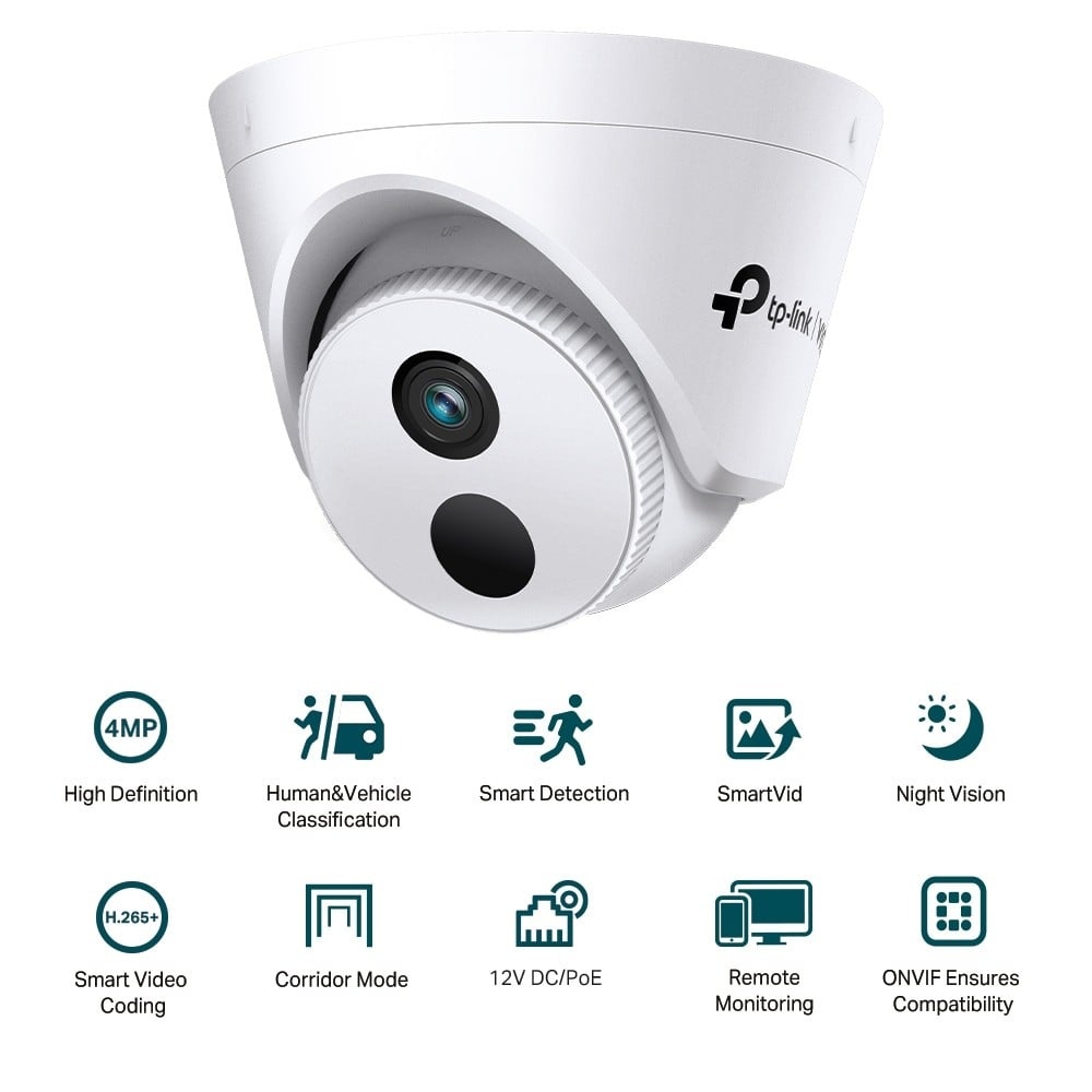 TP-LINK TP-Link VIGI C440I 4MM telecamera di sorveglianza Torretta Telecamera di sicurezza IP Interno 2560 x 1440 Pixel Soffitto - SISTEMI DI SORVEGLIANZA | TecnoCARE.net Sabaudia, Latina, Terracina, San Felice Circeo e Pontinia