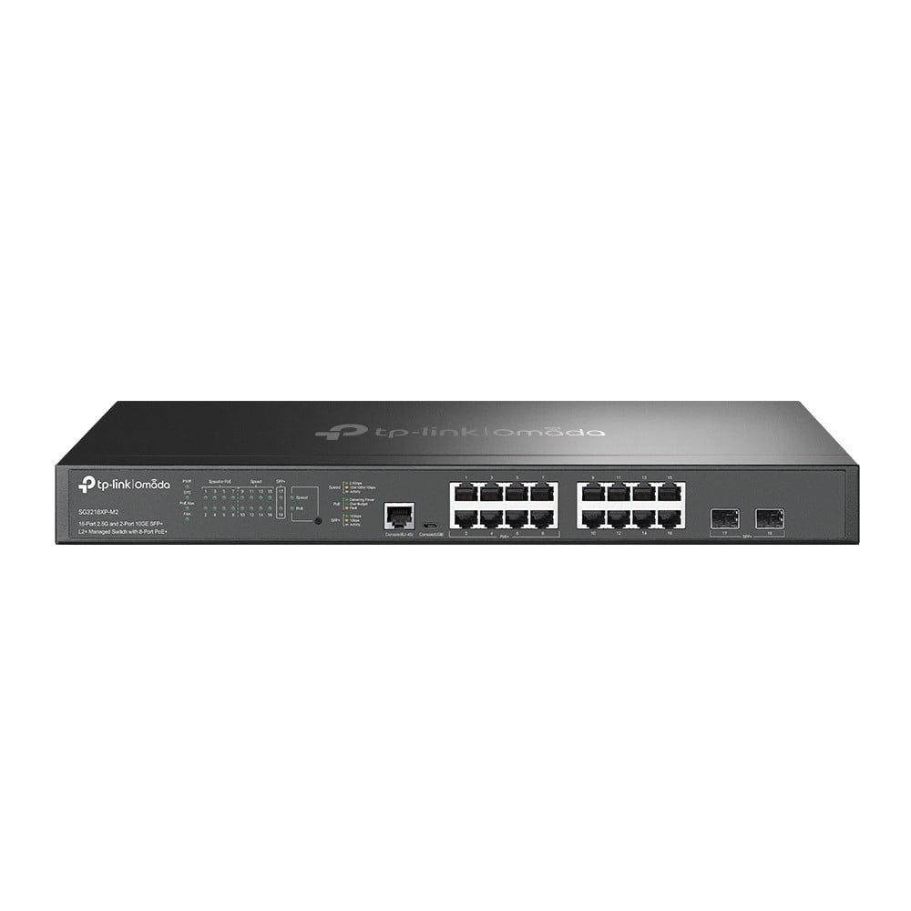 TP-LINK TP-Link Omada SG3218XP-M2 switch di rete Gestito L2+ 2.5G Ethernet (100/1000/2500) Supporto Power over Ethernet (PoE) 1U Nero - RETI | TecnoCARE.net Sabaudia, Latina, Terracina, San Felice Circeo e Pontinia