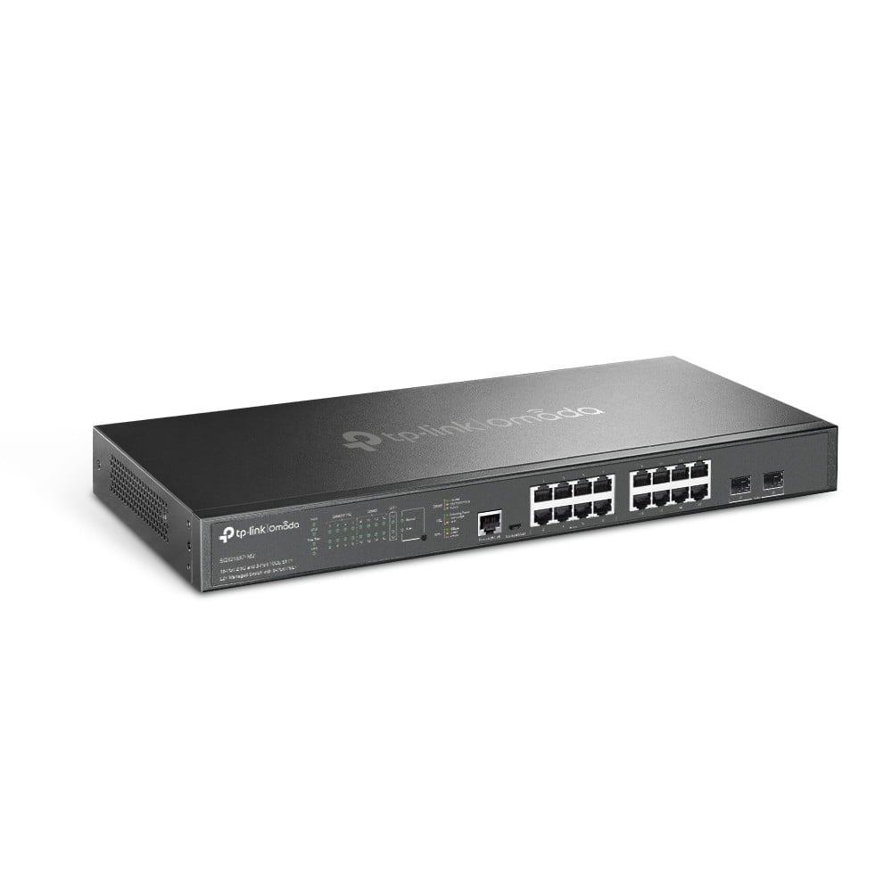 TP-LINK TP-Link Omada SG3218XP-M2 switch di rete Gestito L2+ 2.5G Ethernet (100/1000/2500) Supporto Power over Ethernet (PoE) 1U Nero - RETI | TecnoCARE.net Sabaudia, Latina, Terracina, San Felice Circeo e Pontinia