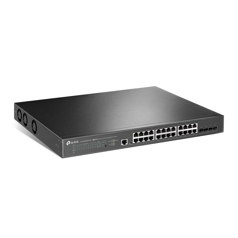 TP-LINK TP-Link JetStream TL-SG3428XPP-M2 switch di rete Gestito L2+ 2.5G Ethernet (100/1000/2500) Supporto Power over Ethernet (PoE) 1U Nero - RETI | TecnoCARE.net Sabaudia, Latina, Terracina, San Felice Circeo e Pontinia