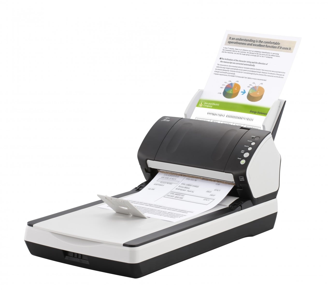 FUJITSU Fujitsu fi-7240 Scanner piano e ADF 600 x 600 DPI A4 Nero, Bianco - STAMPANTI E SCANNER | TecnoCARE.net Sabaudia, Latina, Terracina, San Felice Circeo e Pontinia
