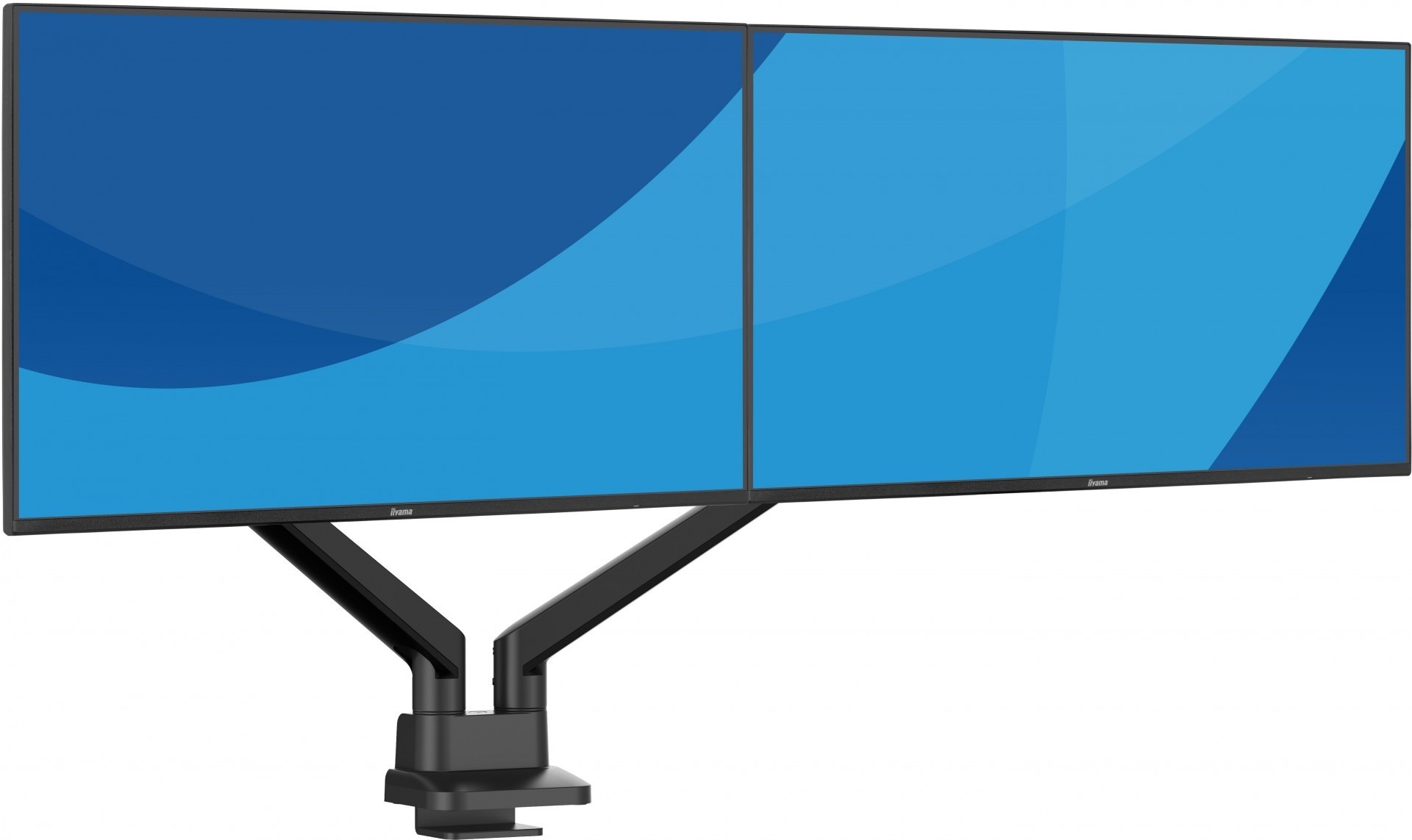IIYAMA iiyama DS4002C-B1 Supporto da scrivania per doppio monitor fino a 34" max 24kg VESA 100x100 rotazione 360° - MONITOR E ACCESSORI | TecnoCARE.net Sabaudia, Latina, Terracina, San Felice Circeo e Pontinia