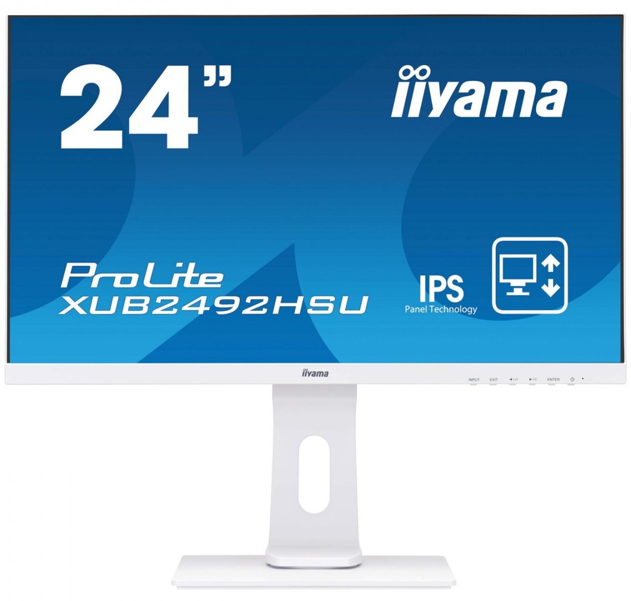 IIYAMA iiyama ProLite XUB2492HSU-W1 LED display 60,5 cm (23.8") 1920 x 1080 Pixel Full HD Bianco - MONITOR E ACCESSORI | TecnoCARE.net Sabaudia, Latina, Terracina, San Felice Circeo e Pontinia