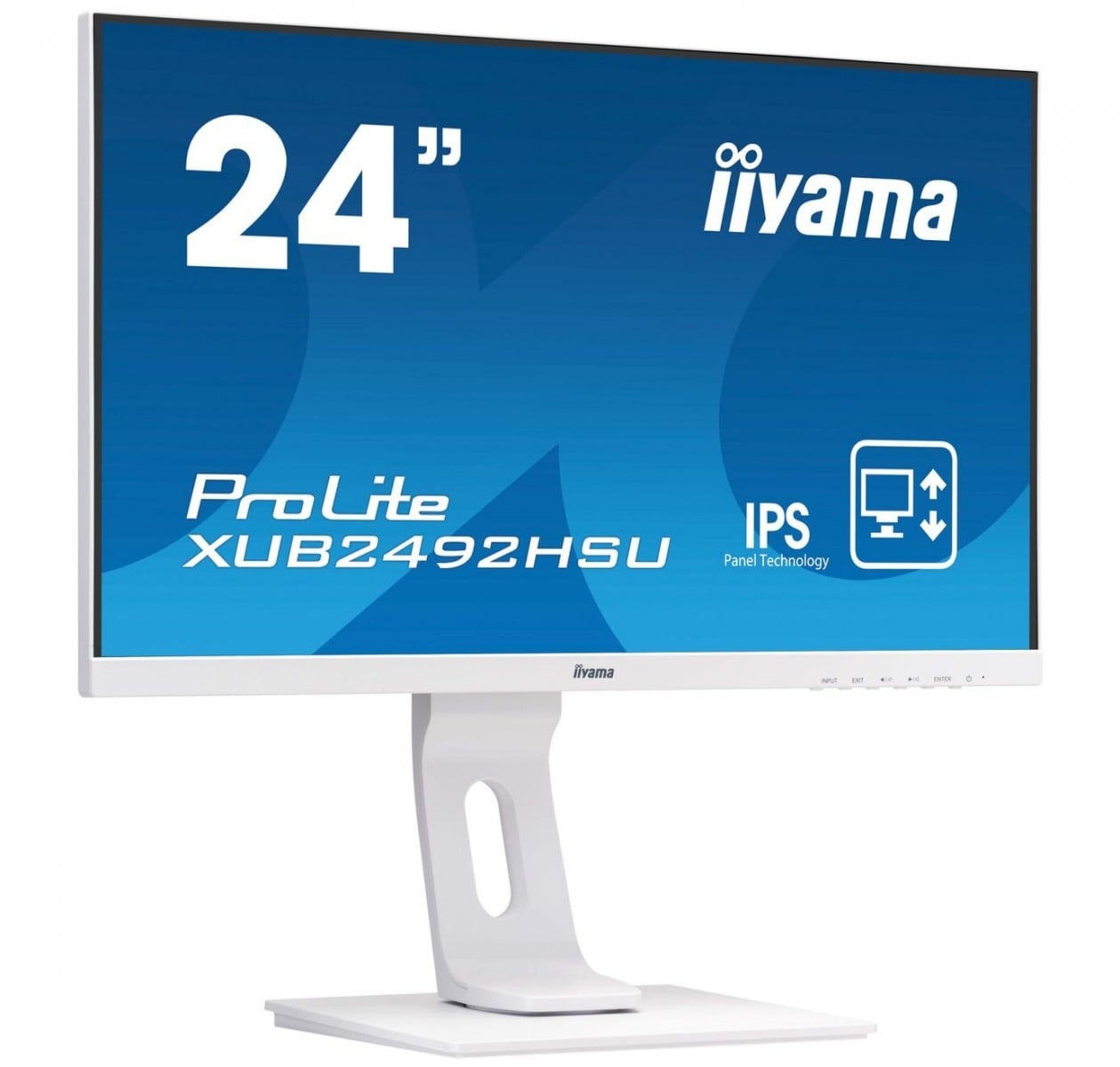 IIYAMA iiyama ProLite XUB2492HSU-W1 LED display 60,5 cm (23.8") 1920 x 1080 Pixel Full HD Bianco - MONITOR E ACCESSORI | TecnoCARE.net Sabaudia, Latina, Terracina, San Felice Circeo e Pontinia