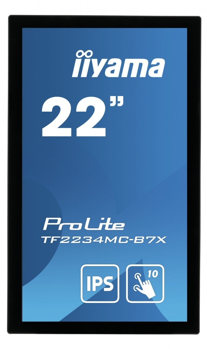 IIYAMA iiyama ProLite TF2234MC-B7X Monitor PC 54,6 cm (21.5") 1920 x 1080 Pixel Full HD LED Touch screen Multi utente Nero - MONITOR E ACCESSORI | TecnoCARE.net Sabaudia, Latina, Terracina, San Felice Circeo e Pontinia