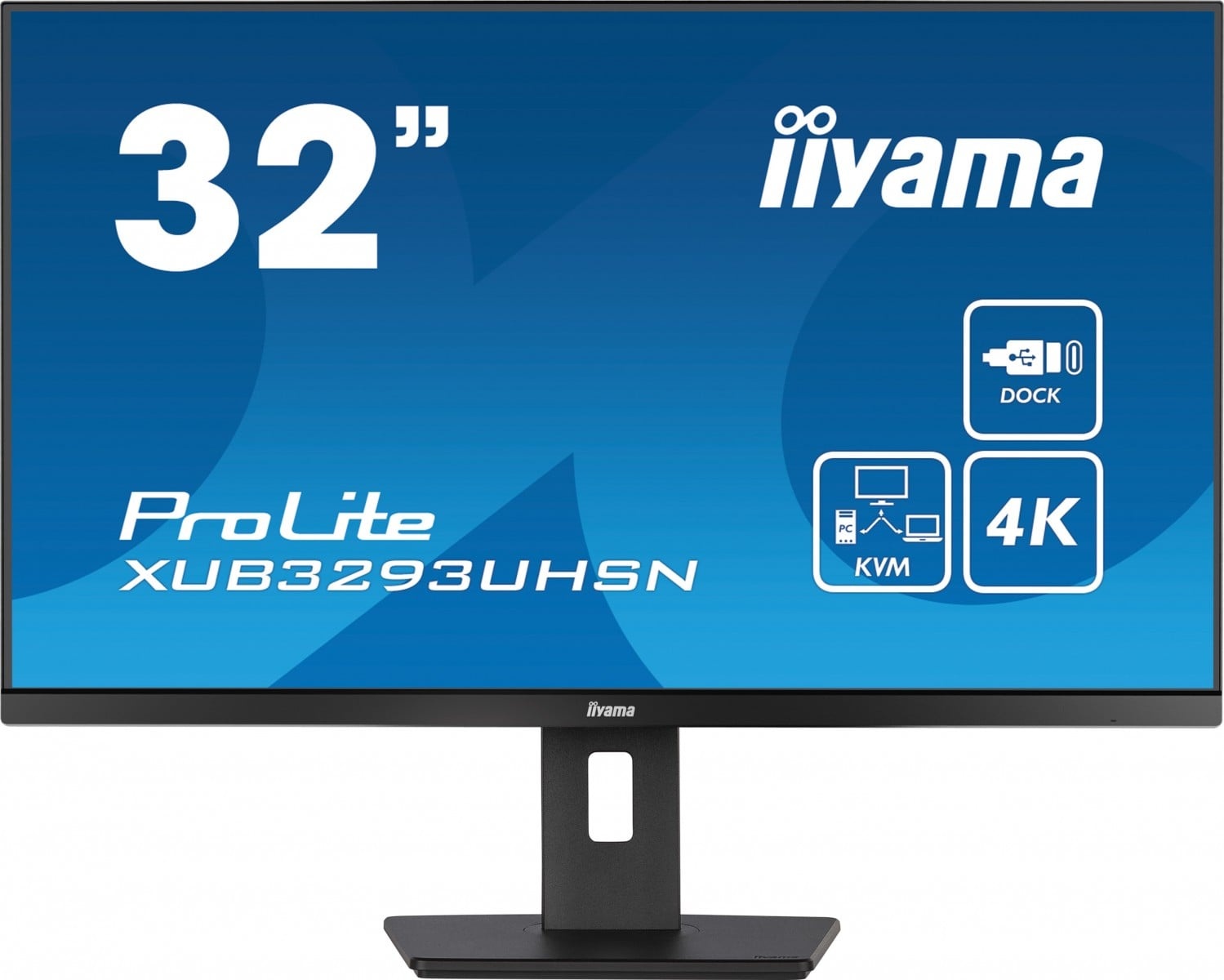 IIYAMA iiyama ProLite XUB3293UHSN-B5 Monitor PC 80 cm (31.5") 3840 x 2160 Pixel 4K Ultra HD LCD Nero - MONITOR E ACCESSORI | TecnoCARE.net Sabaudia, Latina, Terracina, San Felice Circeo e Pontinia