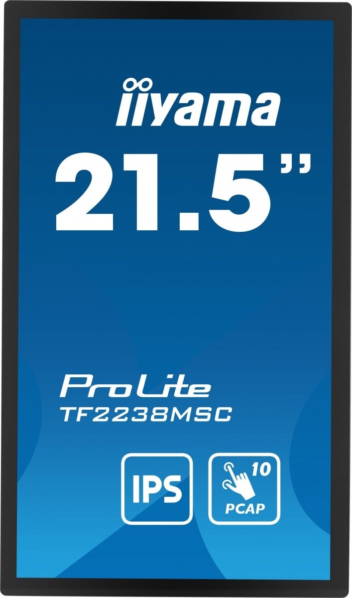 IIYAMA iiyama TF2238MSC-B1 Monitor PC 53,3 cm (21") 1920 x 1080 Pixel Full HD LED Touch screen Nero - MONITOR E ACCESSORI | TecnoCARE.net Sabaudia, Latina, Terracina, San Felice Circeo e Pontinia