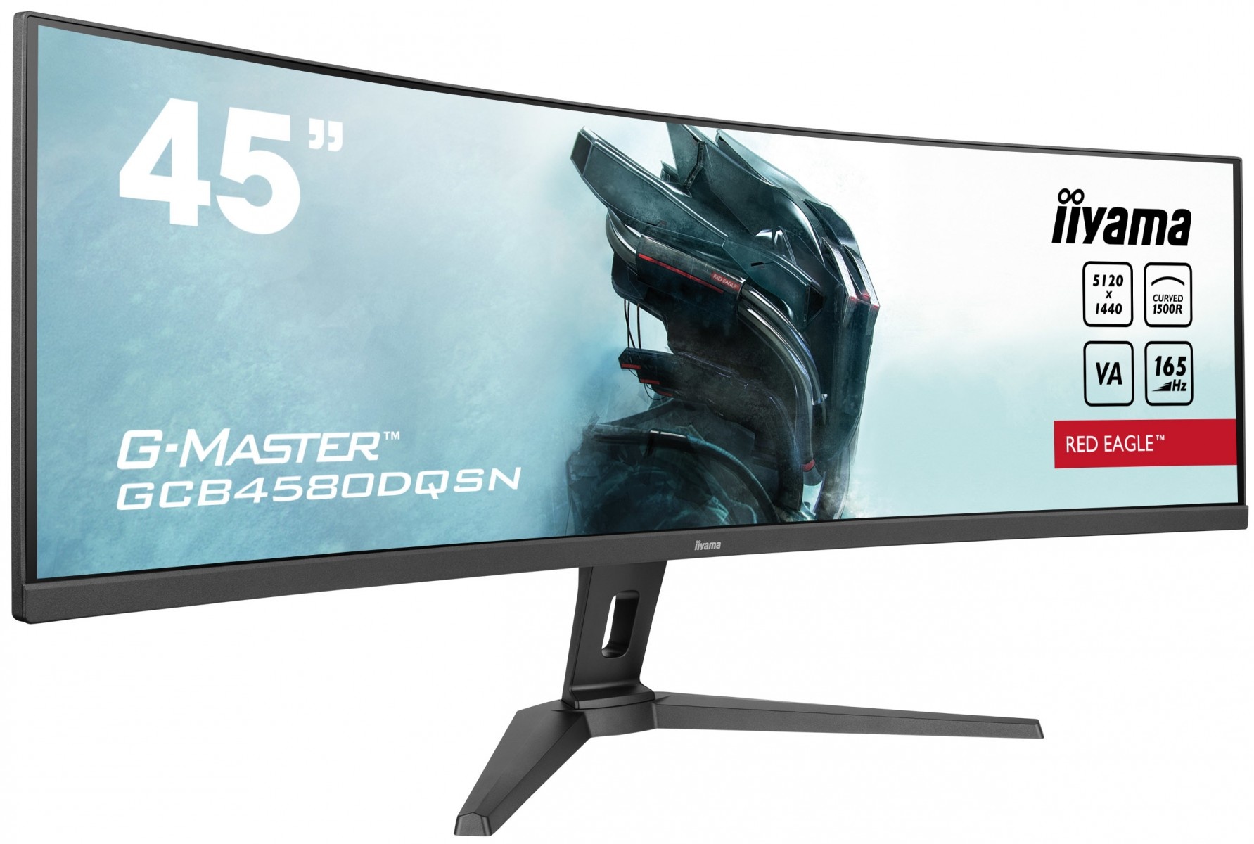 IIYAMA iiyama G-MASTER RED EAGLE CURVED Monitor PC 113 cm (44.5") 5120 x 1440 Pixel Dual QHD LED Nero - MONITOR E ACCESSORI | TecnoCARE.net Sabaudia, Latina, Terracina, San Felice Circeo e Pontinia
