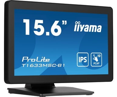 IIYAMA iiyama ProLite T1633MSC-B1 Monitor PC 39,6 cm (15.6") 1920 x 1080 Pixel Full HD LCD Touch screen Nero - MONITOR E ACCESSORI | TecnoCARE.net Sabaudia, Latina, Terracina, San Felice Circeo e Pontinia