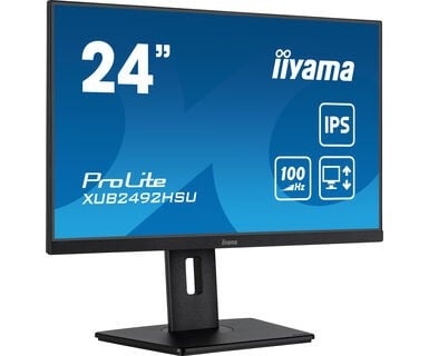 IIYAMA iiyama XUB2492HSU-B6 Monitor PC 60,5 cm (23.8") 1920 x 1080 Pixel Full HD LED Nero - MONITOR E ACCESSORI | TecnoCARE.net Sabaudia, Latina, Terracina, San Felice Circeo e Pontinia