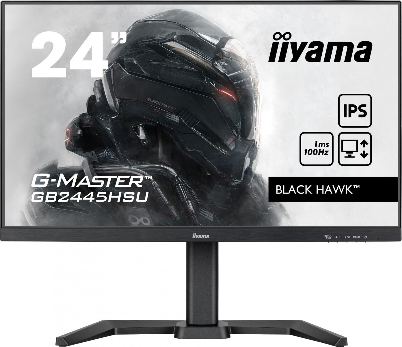 IIYAMA iiyama G-MASTER GB2445HSU-B1 Monitor PC 61 cm (24") 1920 x 1080 Pixel Full HD LED Nero - MONITOR E ACCESSORI | TecnoCARE.net Sabaudia, Latina, Terracina, San Felice Circeo e Pontinia