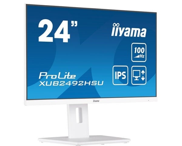 IIYAMA iiyama XUB2492HSU-W6 Monitor PC 60,5 cm (23.8") 1920 x 1080 Pixel Full HD LED Bianco - MONITOR E ACCESSORI | TecnoCARE.net Sabaudia, Latina, Terracina, San Felice Circeo e Pontinia