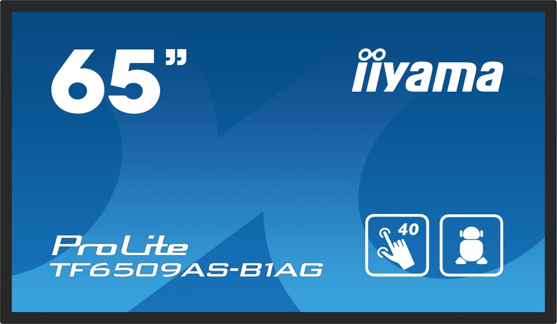 IIYAMA iiyama TF6539AS-B1AG visualizzatore di messaggi Design chiosco 163,8 cm (64.5") LED 435 cd/m² 4K Ultra HD Nero Touch screen Processore integrato Android 11 24/7 - MONITOR E ACCESSORI | TecnoCARE.net Sabaudia, Latina, Terracina, San Felice Circeo e Pontinia