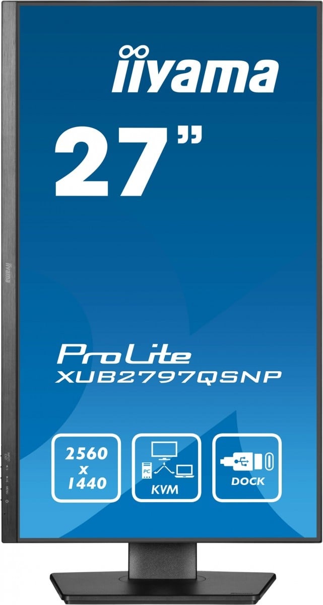IIYAMA iiyama ProLite XUB2797QSNP-B1 Monitor PC 68,6 cm (27") 2560 x 1440 Pixel Quad HD LED Nero - MONITOR E ACCESSORI | TecnoCARE.net Sabaudia, Latina, Terracina, San Felice Circeo e Pontinia