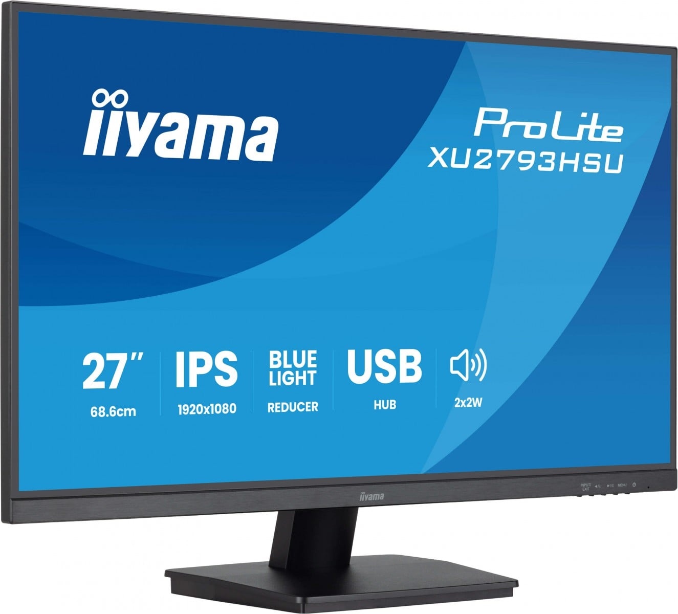 IIYAMA iiyama XU2793HSU-B7 27" IPS 1920x1080 300cd/m2 1ms HDMI DP USB - MONITOR E ACCESSORI | TecnoCARE.net Sabaudia, Latina, Terracina, San Felice Circeo e Pontinia