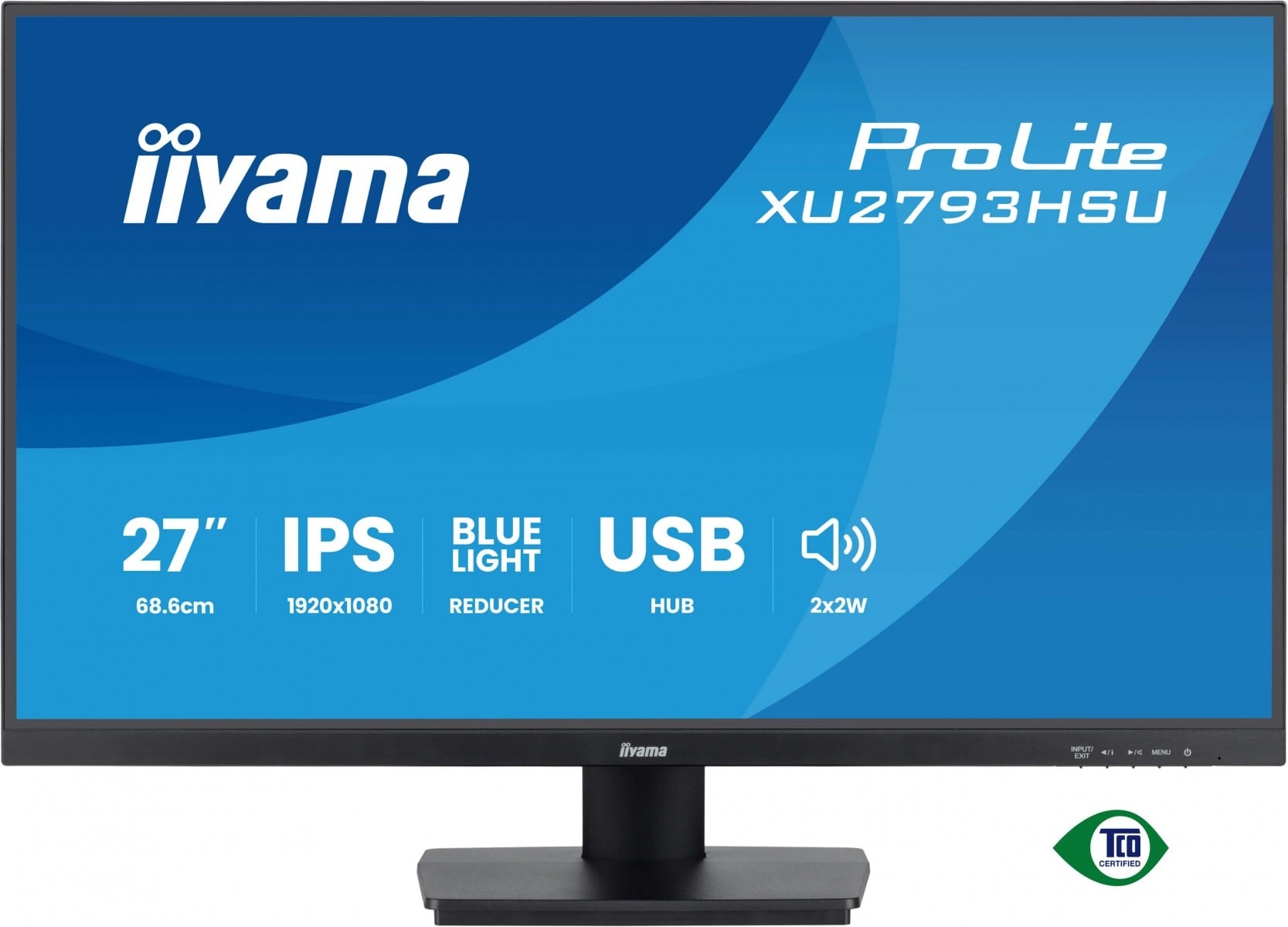 IIYAMA iiyama XU2793HSU-B7 27" IPS 1920x1080 300cd/m2 1ms HDMI DP USB - MONITOR E ACCESSORI | TecnoCARE.net Sabaudia, Latina, Terracina, San Felice Circeo e Pontinia