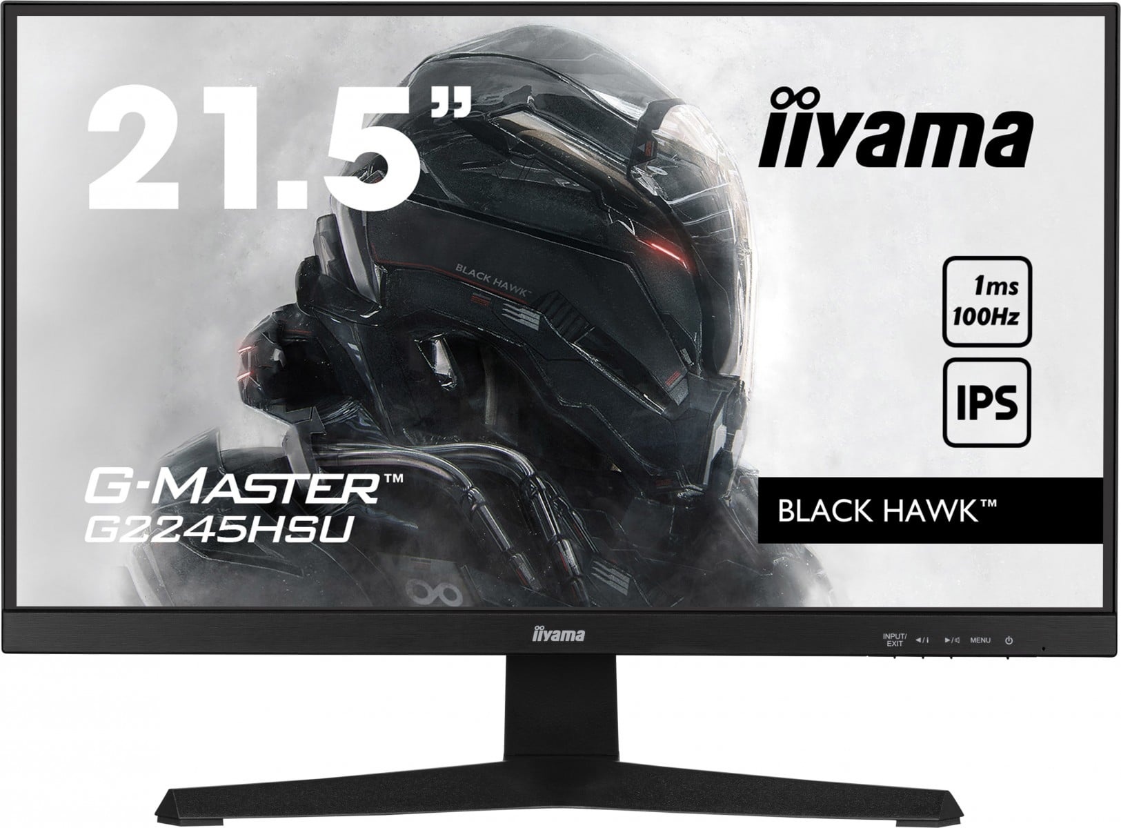 IIYAMA iiyama G2245HSU-B2 21,5" IPS 1920x1080 300cd/m2 1ms HDMI DP USB - MONITOR E ACCESSORI | TecnoCARE.net Sabaudia, Latina, Terracina, San Felice Circeo e Pontinia