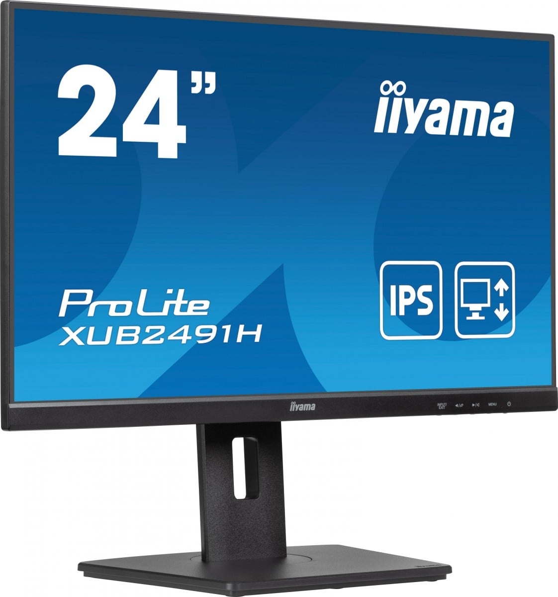 IIYAMA iiyama XUB2491H-B1 24" IPS FHD 100Hz 300cd/m2 4ms HDMI DP Supporto regolabile in altezza 15cm - MONITOR E ACCESSORI | TecnoCARE.net Sabaudia, Latina, Terracina, San Felice Circeo e Pontinia