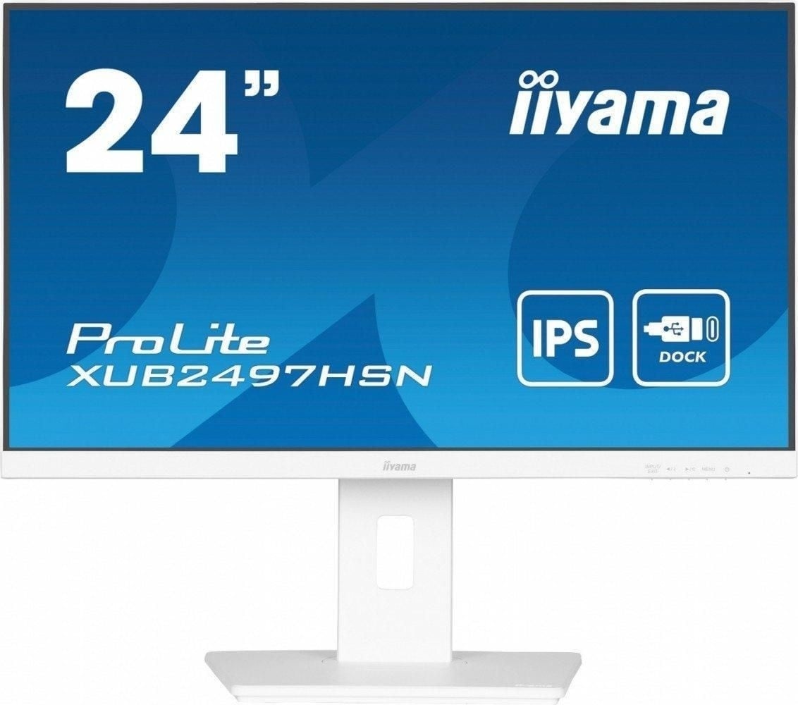 IIYAMA iiyama ProLite XUB2497HSN-W2 Monitor PC 60,5 cm (23.8") 1920 x 1080 Pixel Full HD LED Bianco - MONITOR E ACCESSORI | TecnoCARE.net Sabaudia, Latina, Terracina, San Felice Circeo e Pontinia