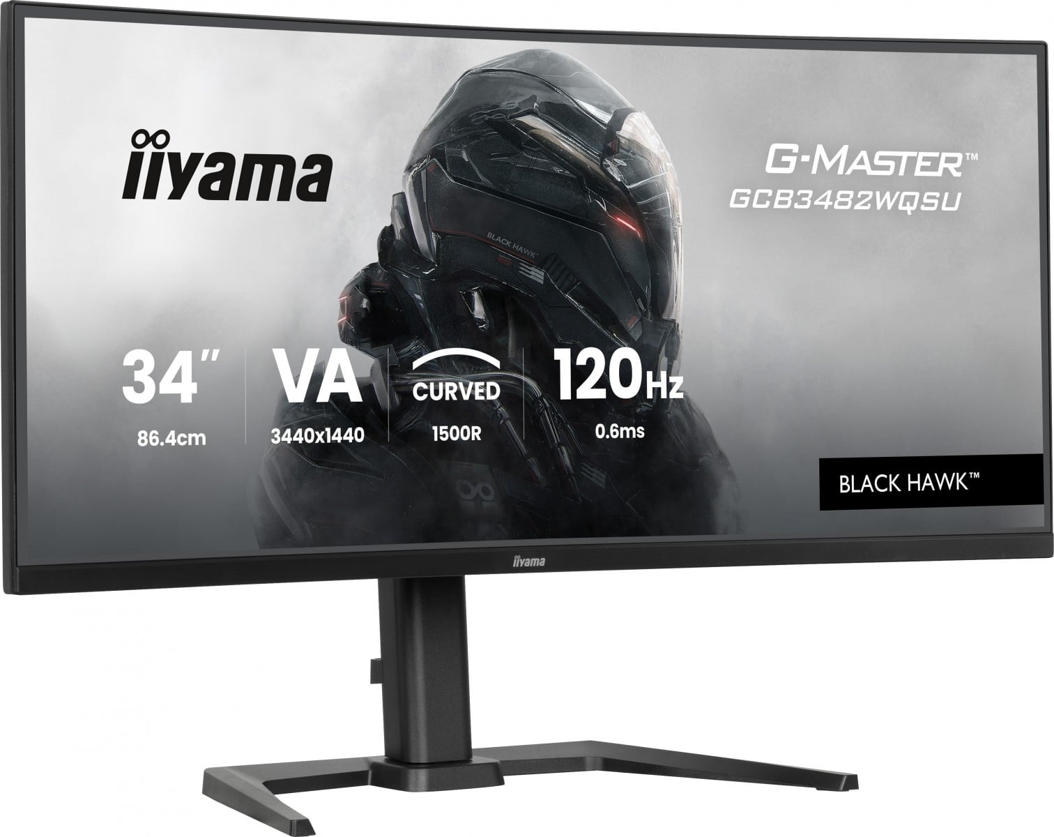 IIYAMA iiyama GCB3482WQSU-B1 34" VA 3440x1440 500cd/m2 0,6ms 2xHDMI DP USB - MONITOR E ACCESSORI | TecnoCARE.net Sabaudia, Latina, Terracina, San Felice Circeo e Pontinia