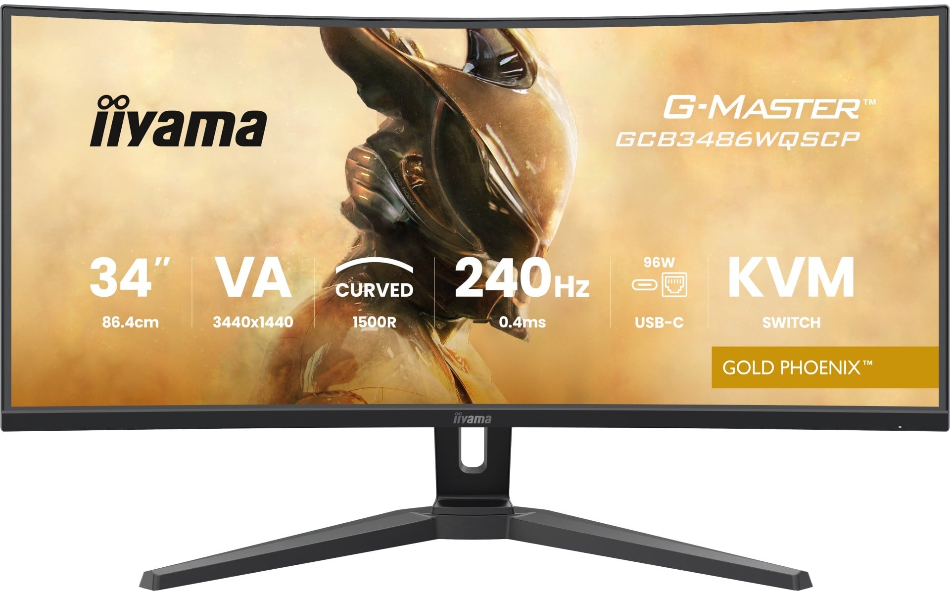 IIYAMA iiyama GCB3486WQSCP-B1 34" VA 3440x1440 500cd/m2 0,4ms 2xHDMI 2xDP USB - MONITOR E ACCESSORI | TecnoCARE.net Sabaudia, Latina, Terracina, San Felice Circeo e Pontinia