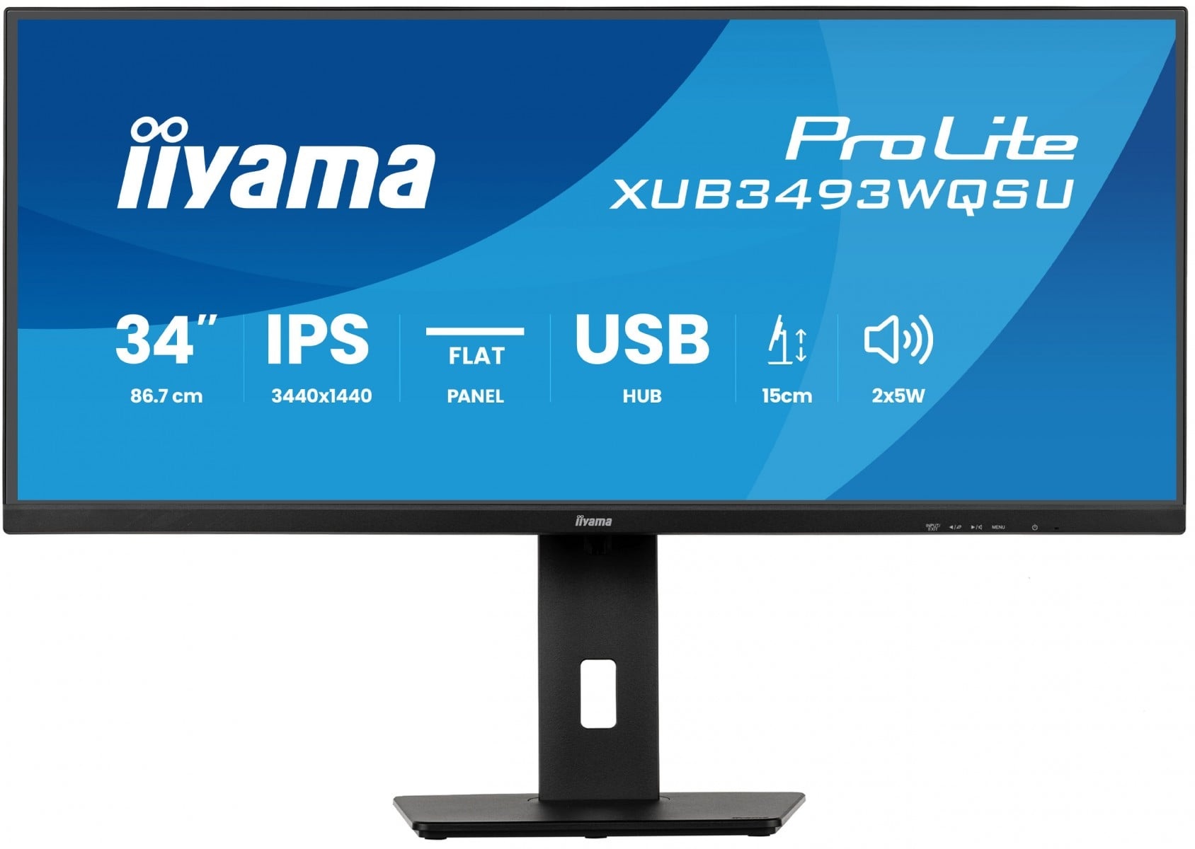 IIYAMA iiyama XUB3493WQSU-B6 34" UW pannello IPS 3440x1440 120Hz 21:9 400cd/m 1000:1 1ms - MONITOR E ACCESSORI | TecnoCARE.net Sabaudia, Latina, Terracina, San Felice Circeo e Pontinia