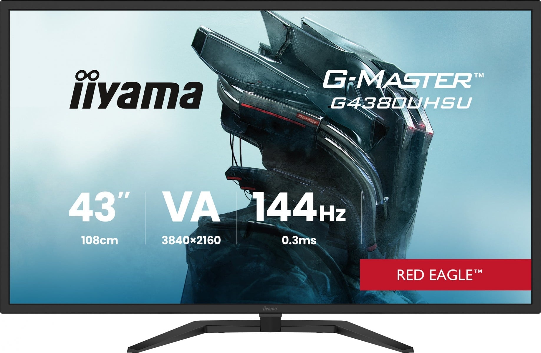 IIYAMA iiyama G4380UHSU-B2 Monitor da gioco G-Master 42,5" VA 4K 144Hz 2xHDMI 2.1 2xDP HUB USB 2x7W - MONITOR E ACCESSORI | TecnoCARE.net Sabaudia, Latina, Terracina, San Felice Circeo e Pontinia