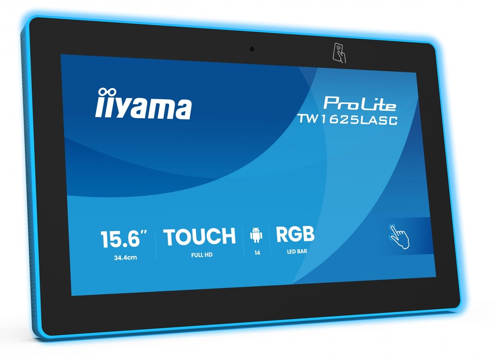 IIYAMA iiyama TW1625LASC-B3PNR 15,6" RGB LED-Lightbar Panel-PC con Android 14+GMS SOC Octa-core RK3576 4GB Memoria 32GB - MONITOR E ACCESSORI | TecnoCARE.net Sabaudia, Latina, Terracina, San Felice Circeo e Pontinia