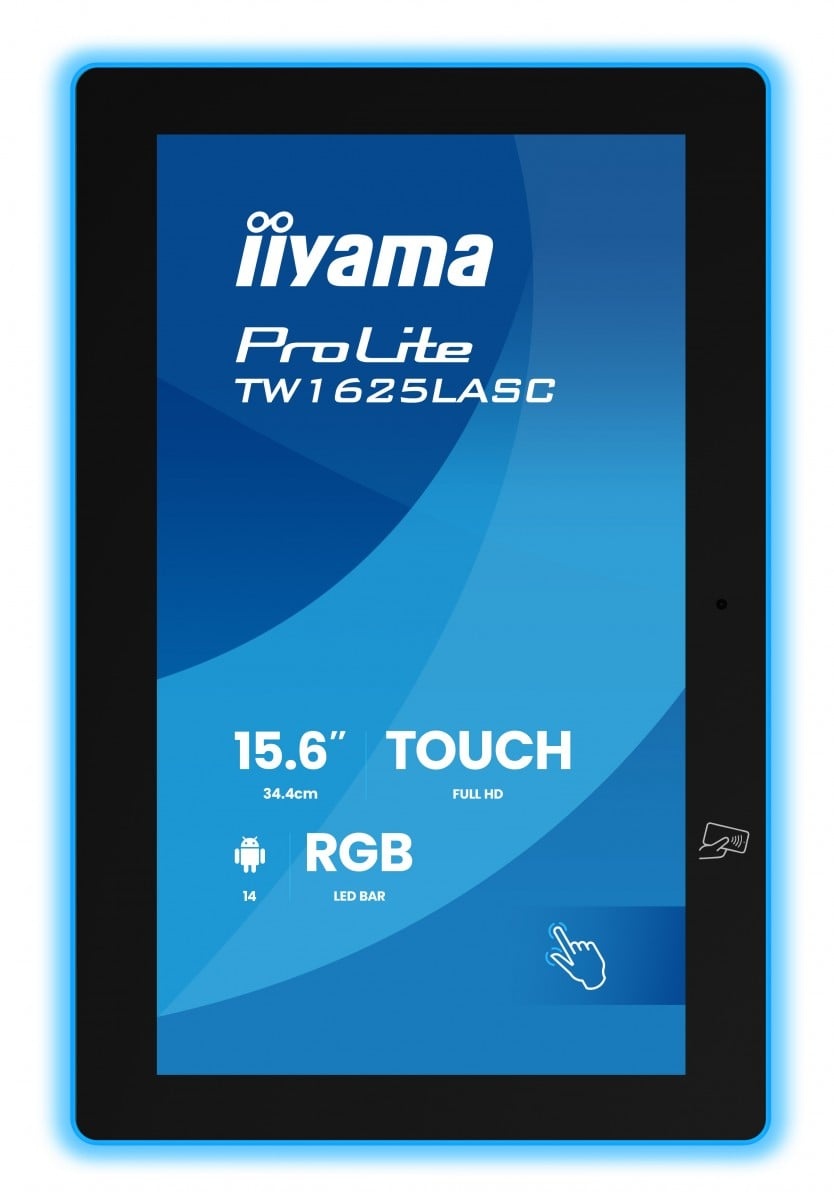 IIYAMA iiyama TW1625LASC-B3PNR 15,6" RGB LED-Lightbar Panel-PC con Android 14+GMS SOC Octa-core RK3576 4GB Memoria 32GB - MONITOR E ACCESSORI | TecnoCARE.net Sabaudia, Latina, Terracina, San Felice Circeo e Pontinia