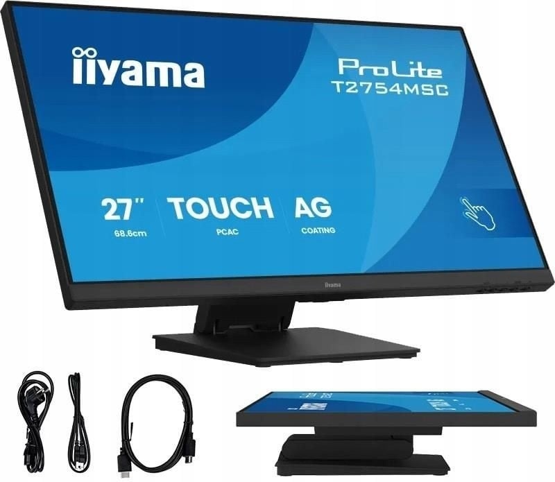 IIYAMA iiyama T2754MSC-B2AG Monitor Touch ProLite 27" IPS FHD PCAP 10 punti AG 300cd 2x2W - MONITOR E ACCESSORI | TecnoCARE.net Sabaudia, Latina, Terracina, San Felice Circeo e Pontinia