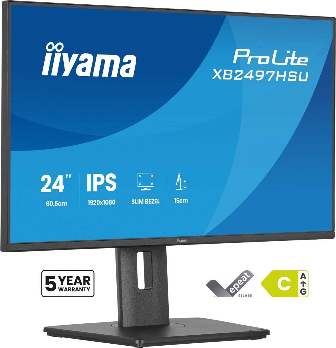 IIYAMA iiyama ProLite XB2497HSU-B1 Monitor PC 60,5 cm (23.8") 1920 x 1080 Pixel Full HD LED Nero - MONITOR E ACCESSORI | TecnoCARE.net Sabaudia, Latina, Terracina, San Felice Circeo e Pontinia